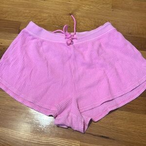 aerie pink shorts